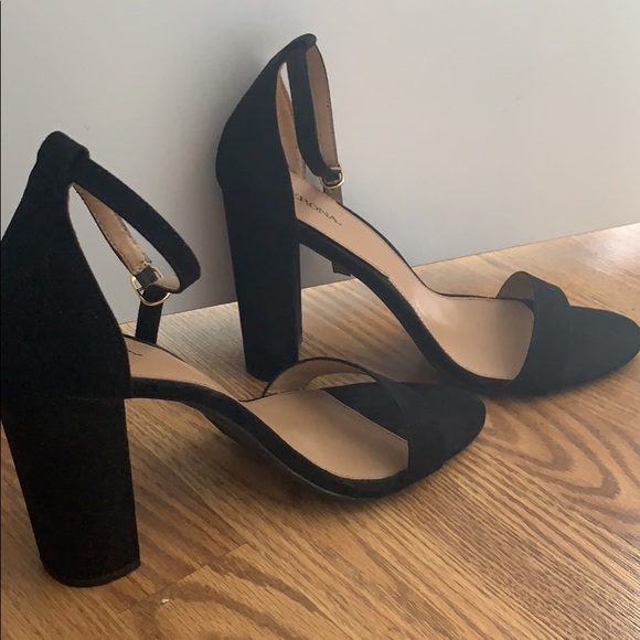 Merona black heels-size 11 - Picture 2 of 5